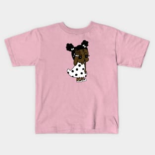 Black girl power Raised fist Kids T-Shirt